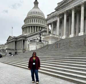 Siobhain at the U.S. Capitol for Rare Disease Day