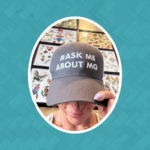 Valerie with an MG hat