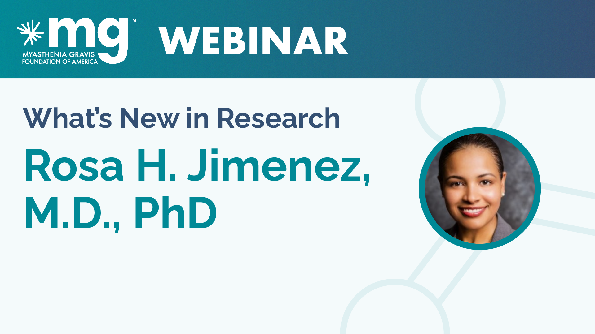Webinar: A Study to Assess Efficacy and Safety of Efgartigimod PH20 SC in Adults With Ocular Myasthenia Gravis (ADAPT oculus)