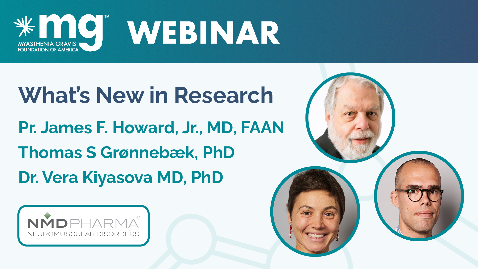Webinar: Add-On Muscle-Targeted Therapy for Generalized Myasthenia Gravis: Introduction to NMD670