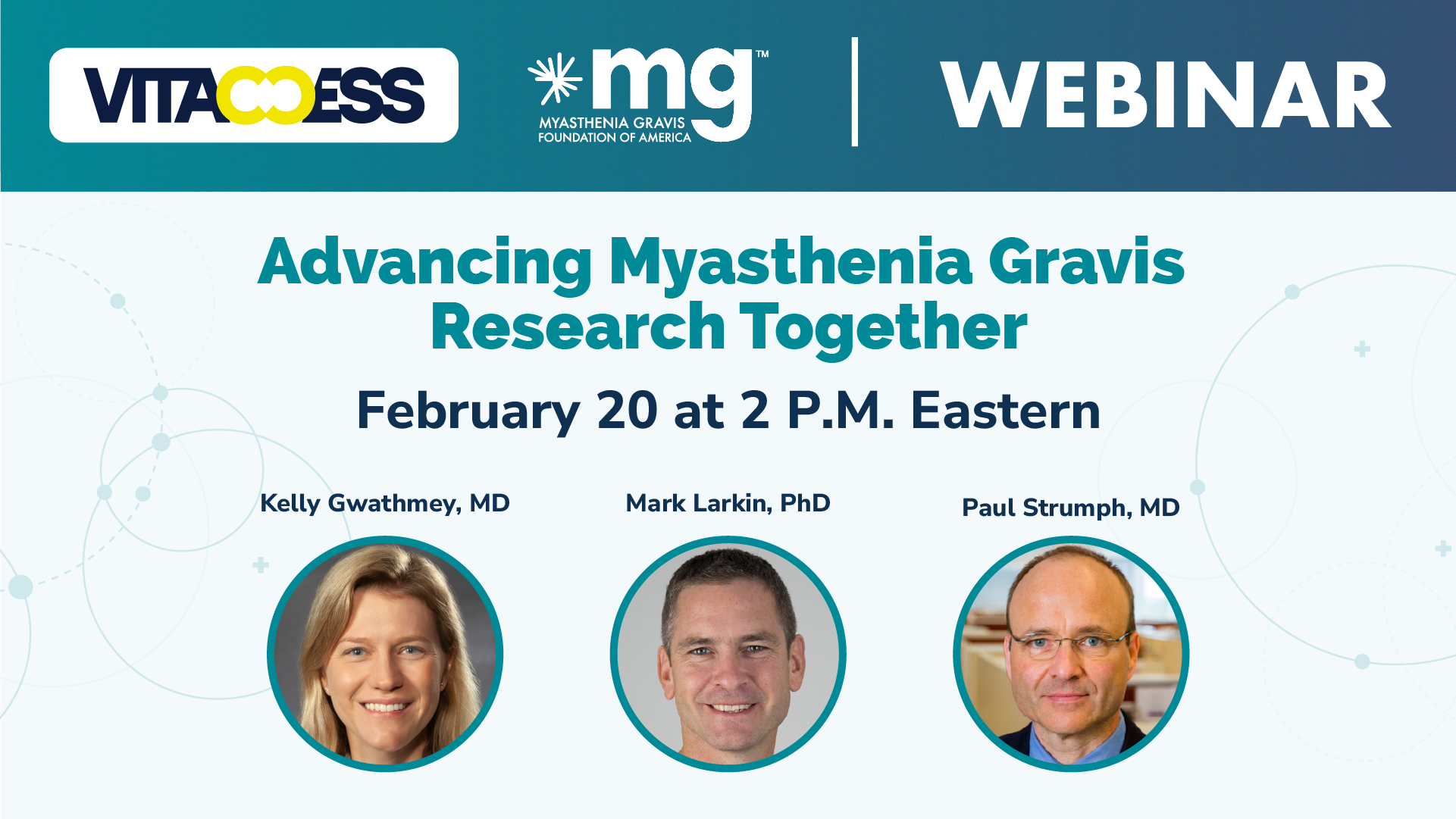 MGFA & Vitaccess Webinar: Advancing Myasthenia Gravis Research Together