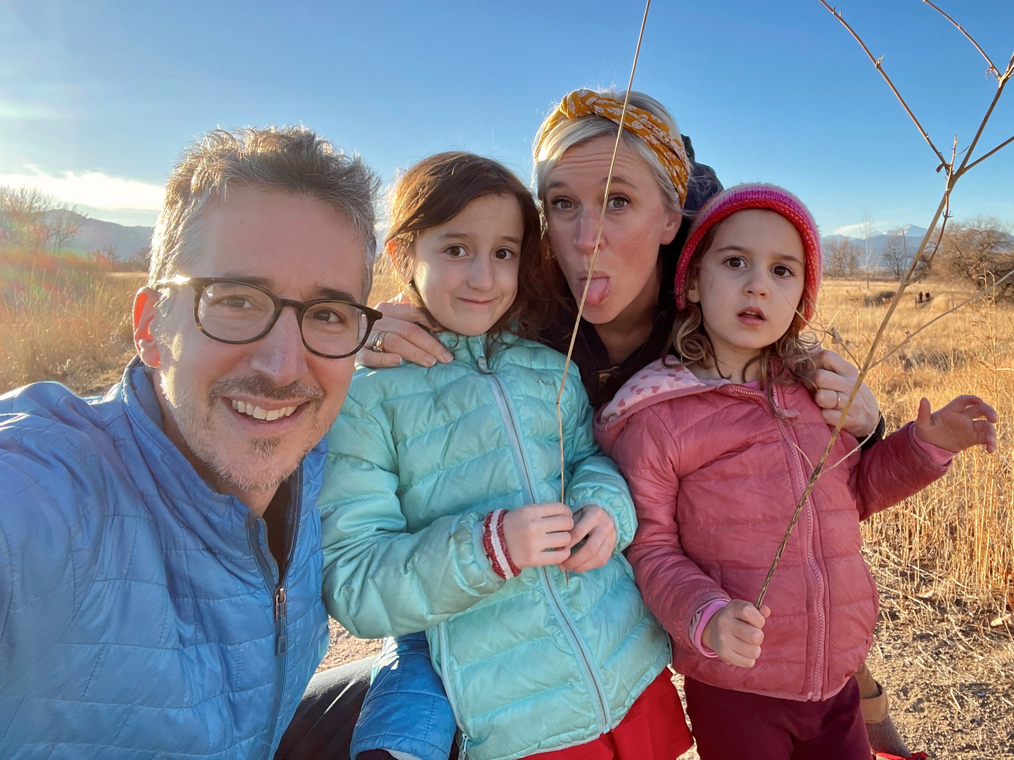 Denver Marathon runners family